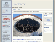 Tablet Screenshot of barringtonplace.org